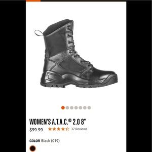 5.11 women’s size 9 black boot